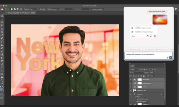 Adobe将在Photoshop中新增AI功能 可帮用户完成P图