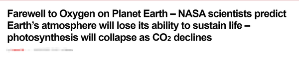 氧气终将耗尽？科学家预测10亿年后大气无法维持生命