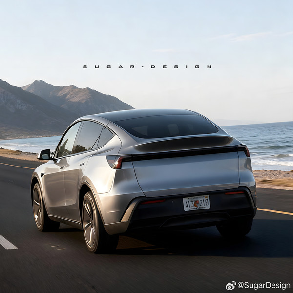 廉价版特斯拉Model Y外观设计提前看 有望20万起售？