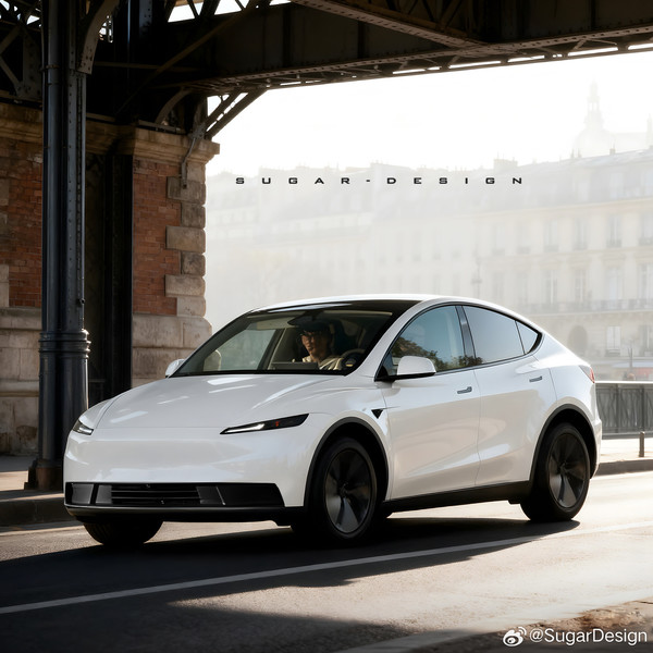 廉价版特斯拉Model Y外观设计提前看 有望20万起售？