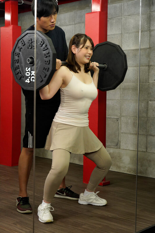 月見伊織(月见伊织)作品MRPA-002发布！到健身房的超爆乳人妻，「运动内衣汗水浸湿」被中出了！