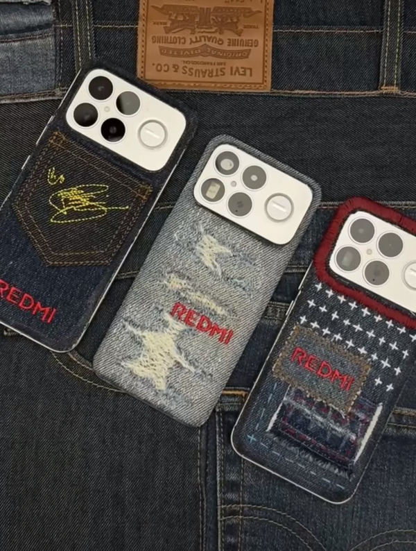 网友爆改REDMI手机牛仔背壳获雷军转发：这创意如何？