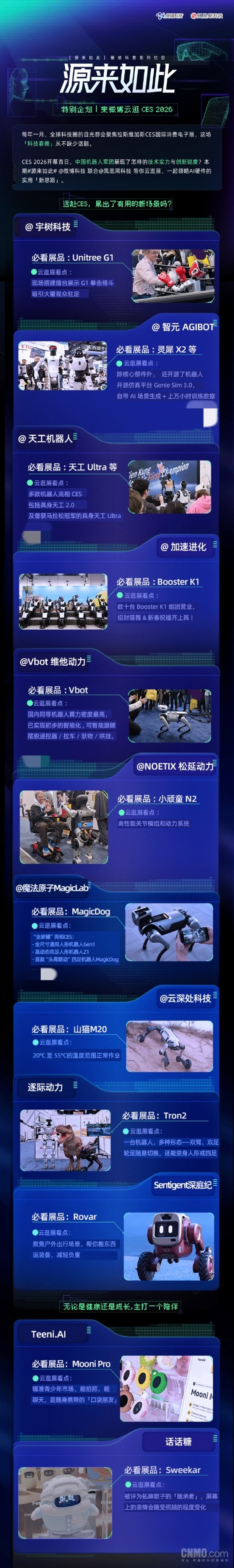 盘点CES展上12大中国产品：宇树机器人展示擂台格斗